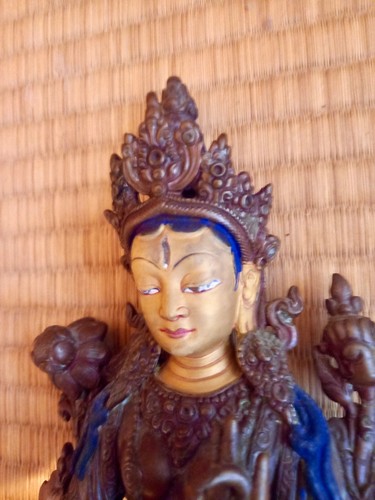 Weiße tara feuervergoldet - weiße,