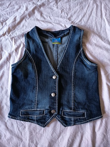 Weste jeansweste blau - jeansweste,