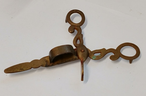 Alte messing dochtschere - messing,