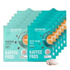 Eduscho Kaffeepads Probierset Vorratspack Maxi Packung, 384 Pads, 12 x 32 Pads