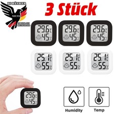 3x Digital Thermo Hygrometer Thermometer Luftfeuchtigkeit Temperaturmessgerät