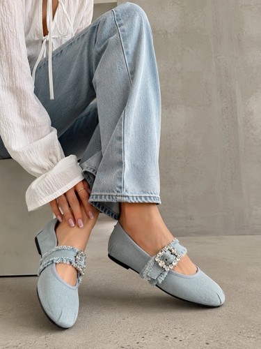 Buffalo ballerinas jeansoptik - buffalo,