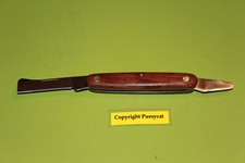 Preiswertes  Okuliermesser, Kopuliermesser, Messer mit Rindenheber (Holz)