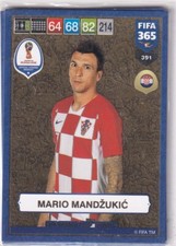 Panini FIFA 365 2019 Adrenalyn XL No. 391 Mario Mandzukic World Cup Heroes