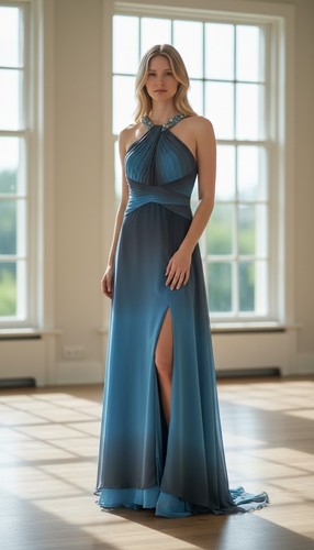 Hochwertiges abendkleid - hochwertiges,