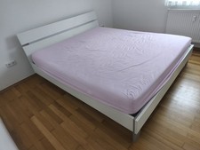 Bett Weiß 200x200 mit