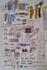 Konvolut Chrom und Goldteile