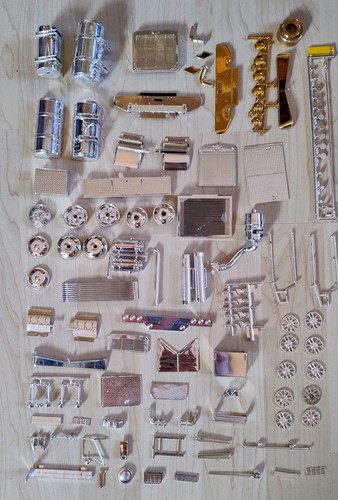 Konvolut chrom und goldteile - konvolut,
