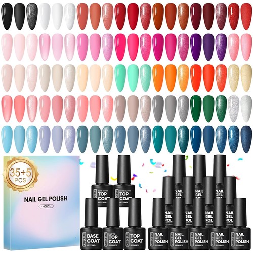 Nagellack set farben gel - uv,