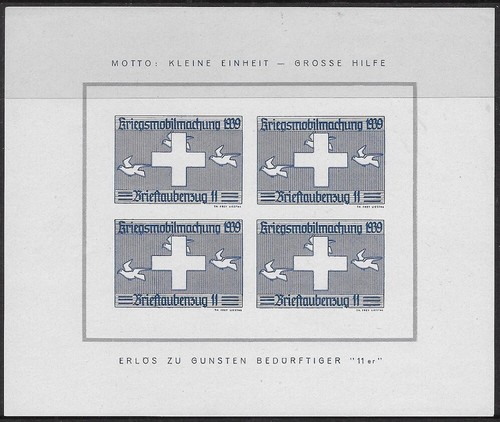 Switzerland soldier stamp - soldier,