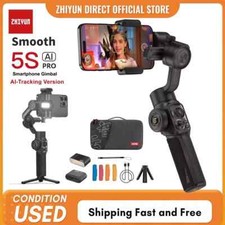ZHIYUN Smooth 5S AI Pro Tracking Handheld Stabilizer 3-Axis Smartphone Gimbal