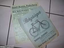 Oldtimer Fahrrad Prospekt