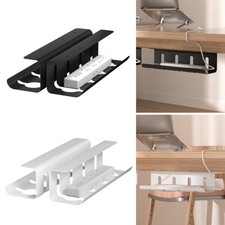 Kabelwanne 2 Stück Kabelkanal Schreibtisch Organizer Kabelmanagement Kabelrinne