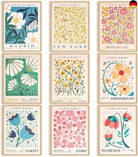 Hyxodjy 9 Stück Flower Market