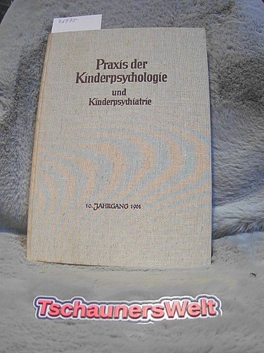 Praxis der kinderpsychologie - praxis,