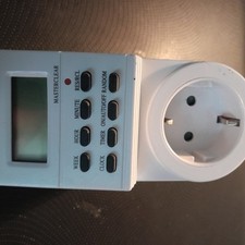 Zeitschaltuhr digital Steckdose Innen Timer Steckdose Wochenprogramm IP20