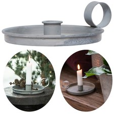 Vintage Metall Kammerleuchter