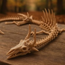 XXL 52cm 3D geruckter Skelett