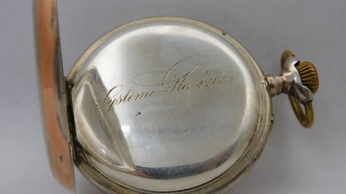 Taschenuhr silber läuft - silber,