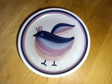 KMK Kupfermühle kleiner Teller Vogelmotiv Papillon Top- Zustand