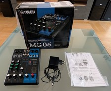 Yamaha MG06 Kompaktmixer Mischpult Analog DJ XLR Stereo Live Mixer Neuwertig!!!!