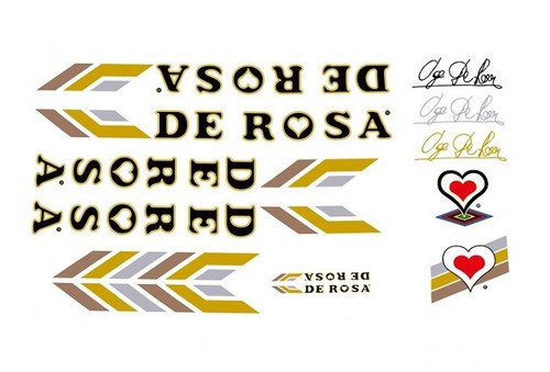 Rosa bicycle decals sticker - rosa,