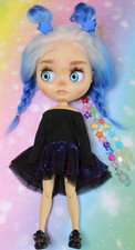 BLYTHE DOLL CUSTOM OOAK 1/6 Künstler Puppe von BLYTHEDOLLART mit Kleid + Schuhe