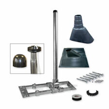 Herkules Auf/Dach-Sparrenhalter Mast Sat-DVBT Halter inkl. Montage Set Mastkappe