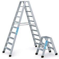 Zarges Bockleiter Seventec B Stehleiter Stufenstehleiter Alu Stufenleiter