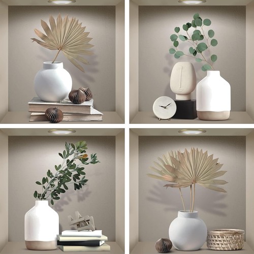 Vinyl wandbilder mit weiße - vinyl,