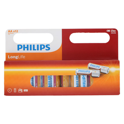 Philips aabatterien r6l12w - aabatterien,
