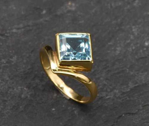 Wunderschöner aquamarin ring - wunderschöner,