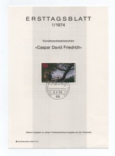ERSTTAGSBLATT -  1 / 1974  -  Caspar David Friedrich  