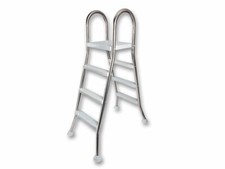 Hochbeckenleiter Edelstahlleiter V2A 1,2 m Pool Poolleiter Schwimmbadleiter