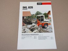 Prospekt Schaeff SKL 835 Radlader Schaufellader 7/1995