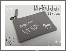 Minitasche★Pferd★Reiten★Etui★Horse★Täschchen★handmade★zauberfaden1