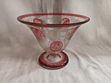 Böhmen Art Deco große Vase