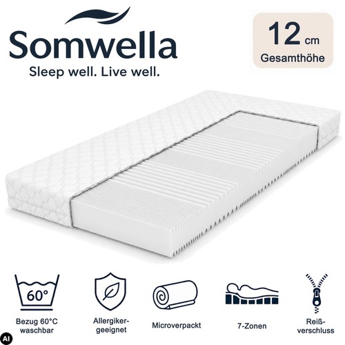 Somwella zonen matratze - somwella, 7-zonen-matratze