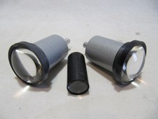 3x große Fokussierlinse 6+7