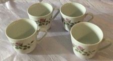 Set  Porzellan Kaffeetassen  DDR Blumendekor-Rose- KAHLA Ostalgie Sammler