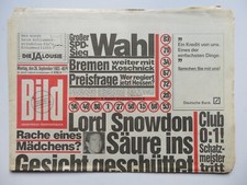 Bild Zeitung vom 26.09.1983