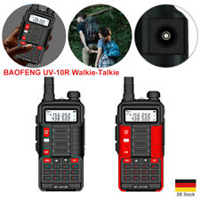 10W UV-10R Walkie Talkie UHF/VHF Handfunkgerät Sprechfunkgeräte FM Sendung