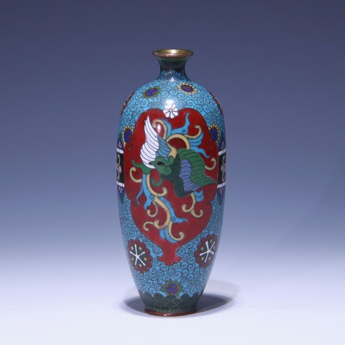 Cloisonné dragon phoenix - dragon,