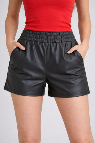 Shorts laufhose lederimitat - shorts,