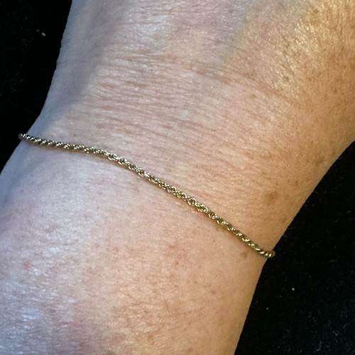 Karat gold seil kette - gold,
