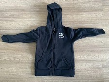 St. Pauli Hoodie 128 Reißverschluss Schwarz Pullover