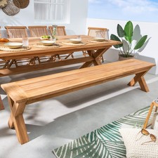 Massivholz Gartenbank EMPIRE