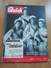 QUICK  / Nr.43 / 1955  Zeitschrift / Illustrierte /Nostalgie 
