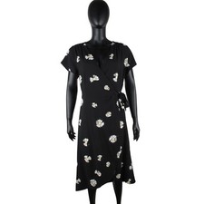 HOLZWEILER Wickelkleid schwarz