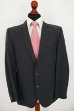 Strellson Anzug Gr.52 100% Schurwolle Anthrazit Black Label sehr guter Zustand